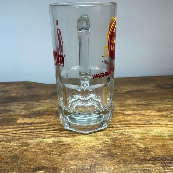 Washington Redskins Glass Mug Vintage Beer Stein Slim Jim NFL Football - Picture 5 of 7